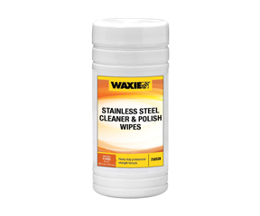 WAXIE STAINLESS STEEL CLEANER &POLISH WIPES 6/45 - Source One MRO